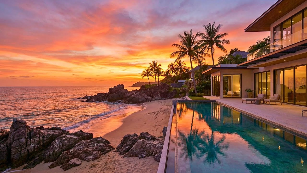 Smooth Coastal Sunset Deep House 2026 | Warm Melodies & Chill Mood for Study, Work & Focus