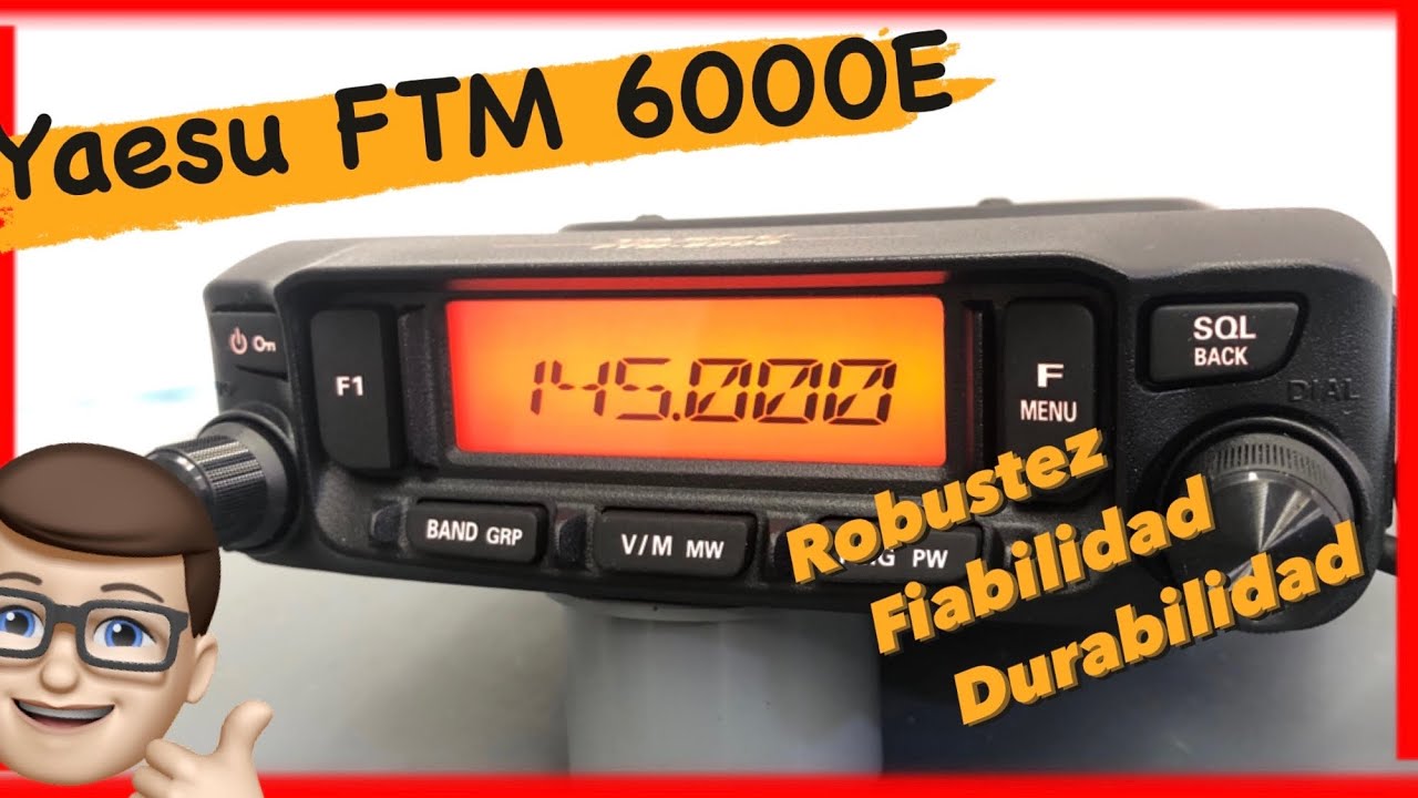 YAESU FTM 6000E | Equipo Bibanda eficiente | Compacto | Fiable | Revisi&oacute;n| verificaci&oacute;n de funciones