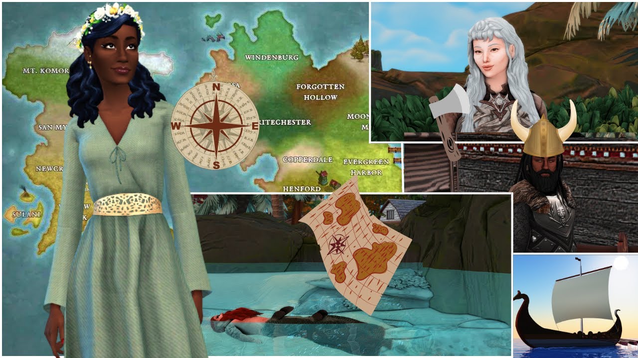 🎇Medieval Maintenace & Lore Building🎇 | EP01 : MERMAIDS 🌊🐬🌞- Castle of Wolves Series 🐺| The Sims 4