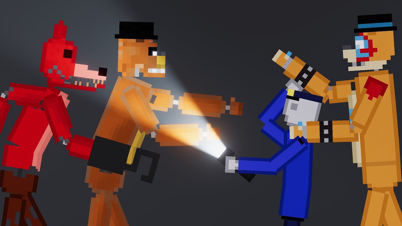 Security Is Trying To Survive Until 6 AM (FNAF) In People Playground