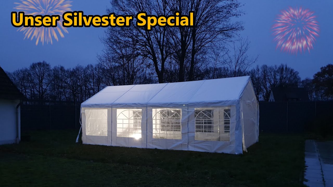 Unser Silvester Special - Zelt, Anlage, Feiern & Co.