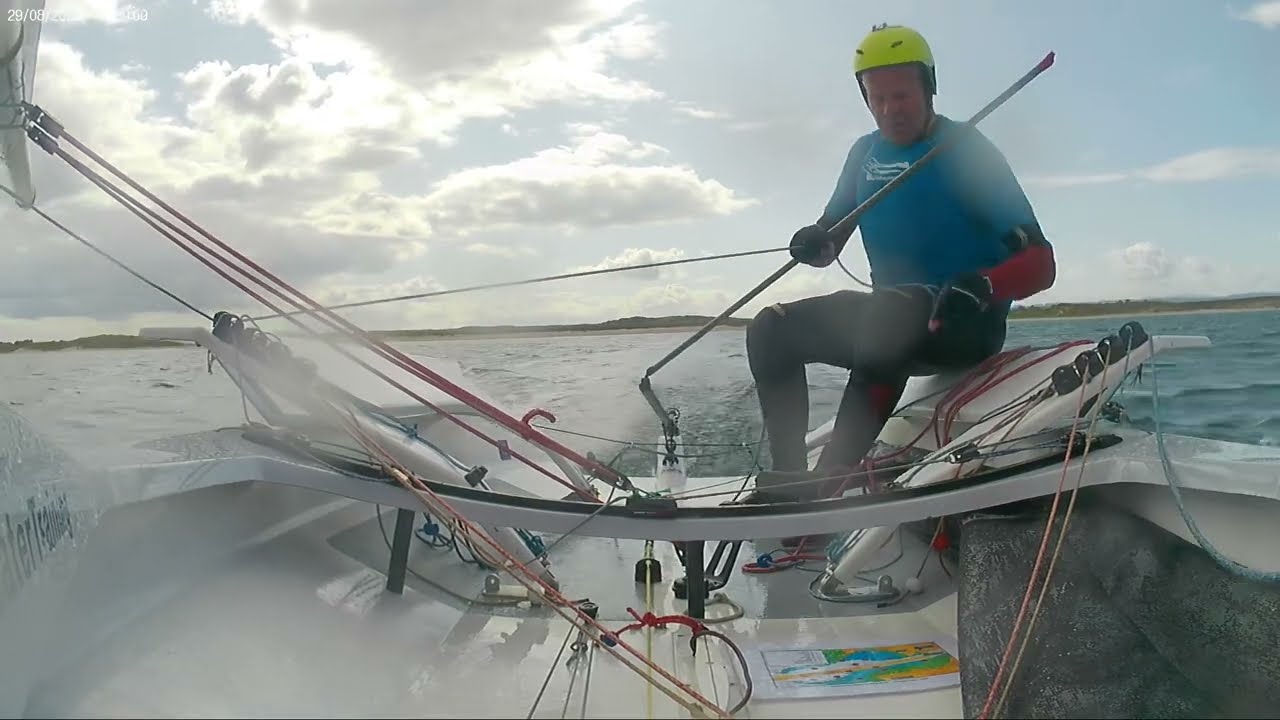 Sailing - D-One quick blast and wipeout