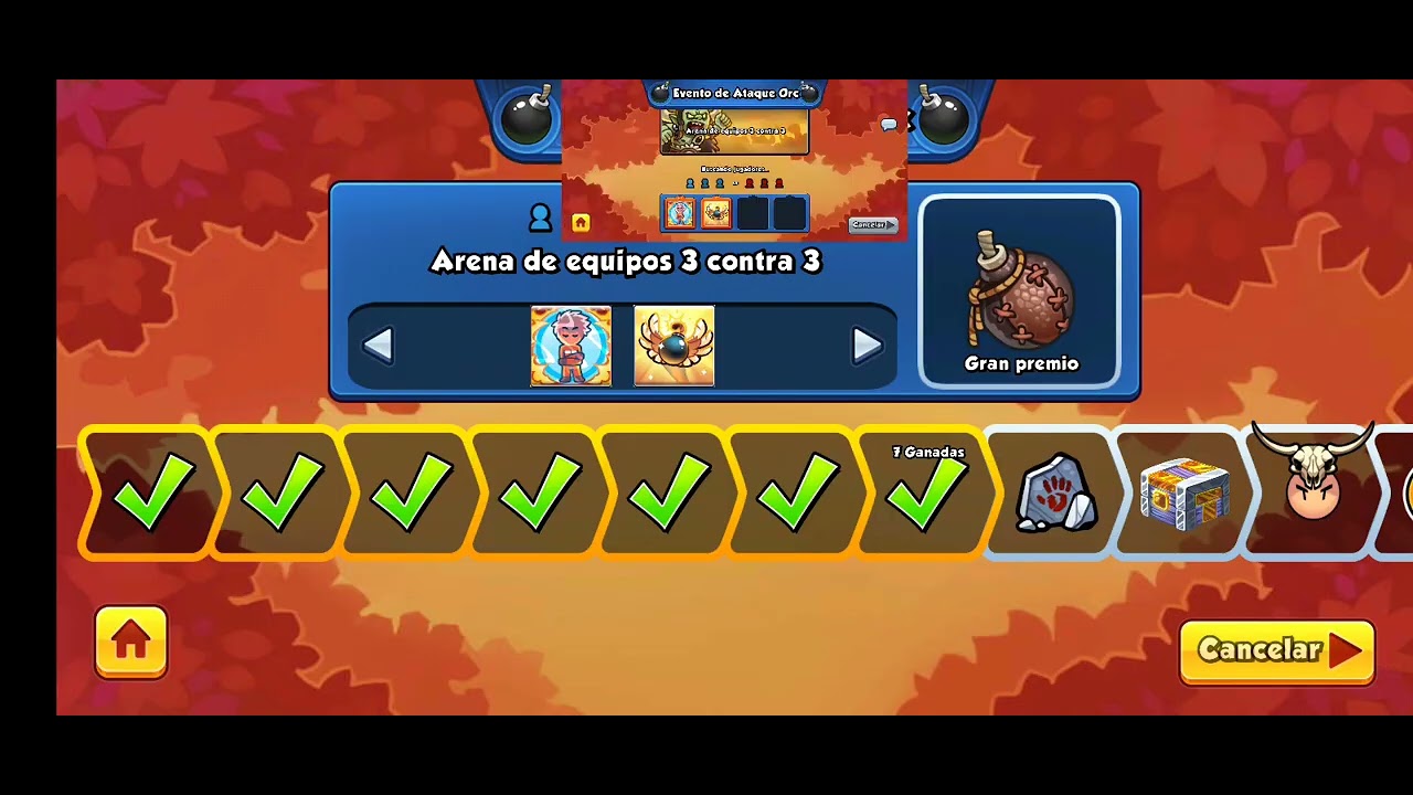 Completando el evento ataque orco😃😃