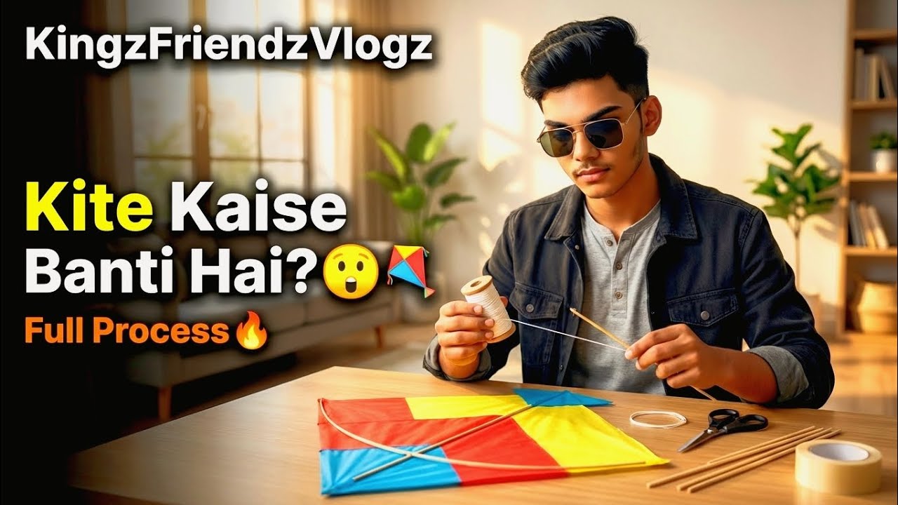 Kite 🪁 making unexpected | Kite Making Secrets Revealed 🪁🔥 | Full Process Vlog