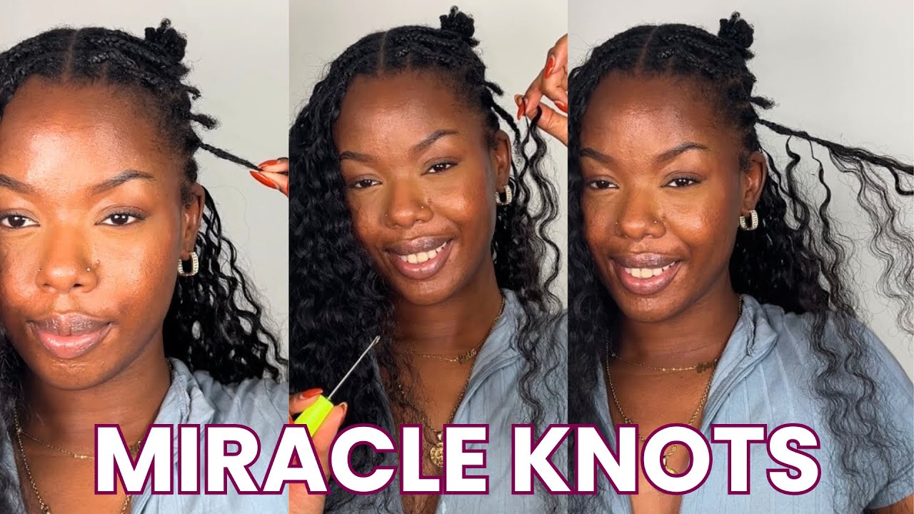 Tutorial: I Did Boho Braids on my NATURAL Hair in 4 HOURS | ISEE HAIR Burmese Crochet Miracle Knots 