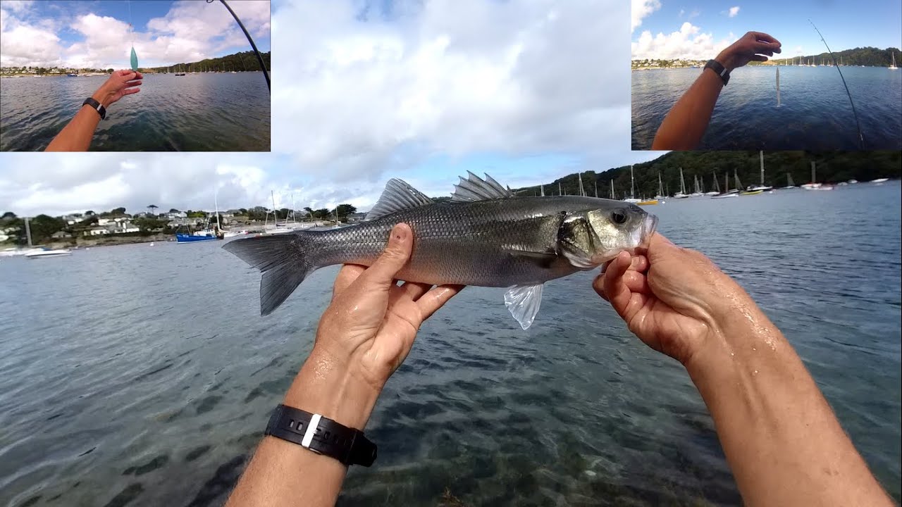 Bass Fishing with a Bombarda Float and a Red Gill Sandeel Soft Lure