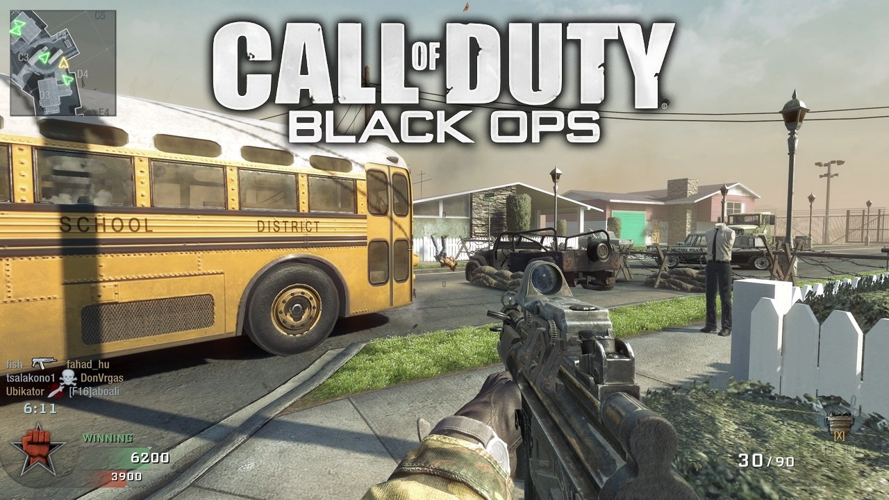COD BO1 MP5K &mdash; Не стареющая классика | Nuketown
