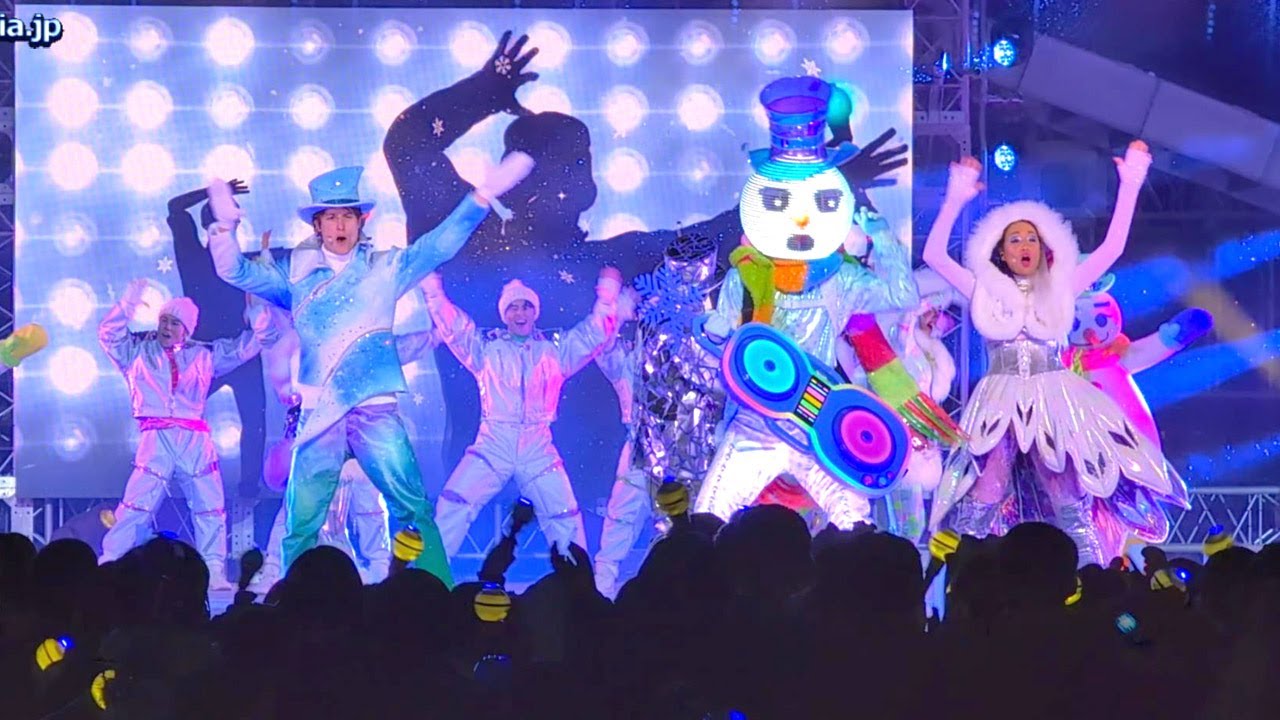 『フロスティーズ・エレクトリック・スノー・パーティ』(2024プレスプレビュー当日)～USJ NO LIMIT! クリスマス　/ Frosy's Electric Snow Party