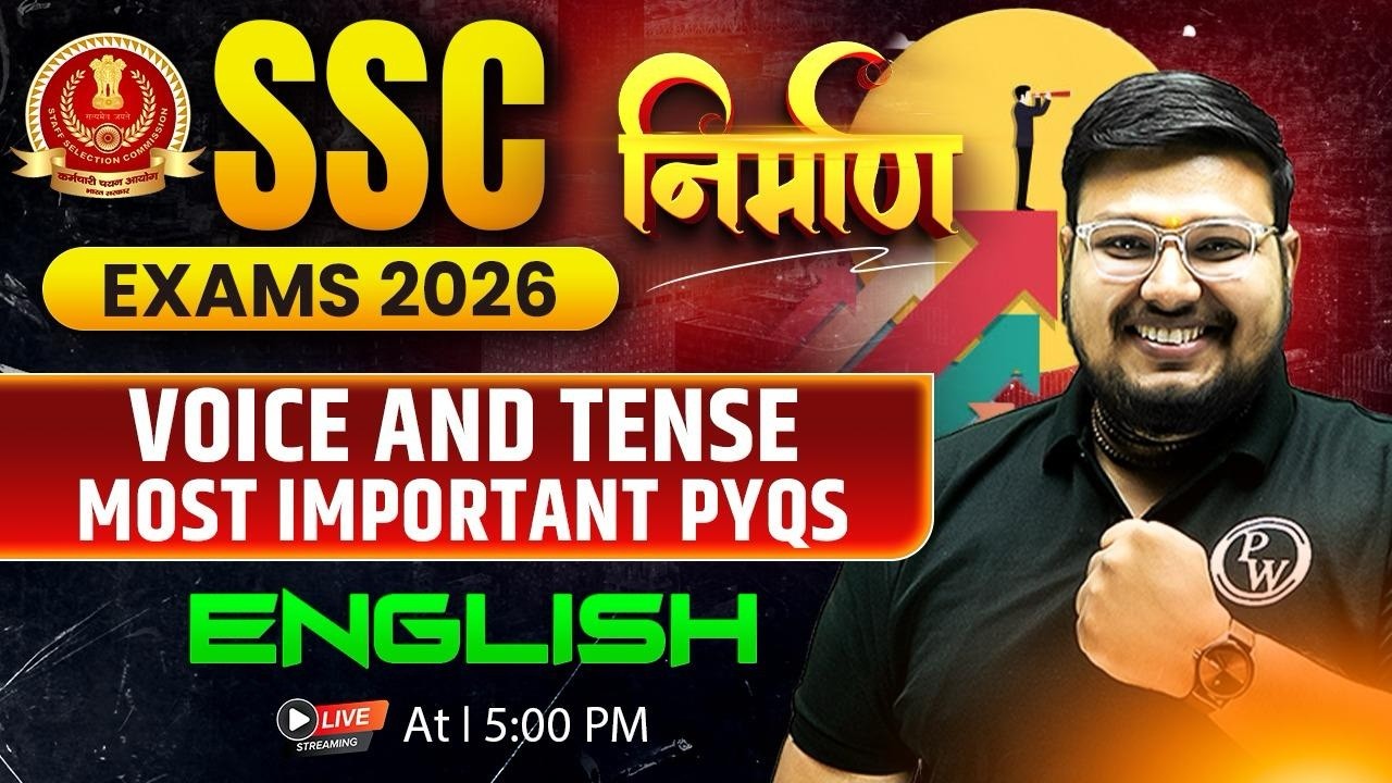 Tense and Voice English Grammar | Basic to Advance | SSC English Classes 2026 | By Bhragu Sir