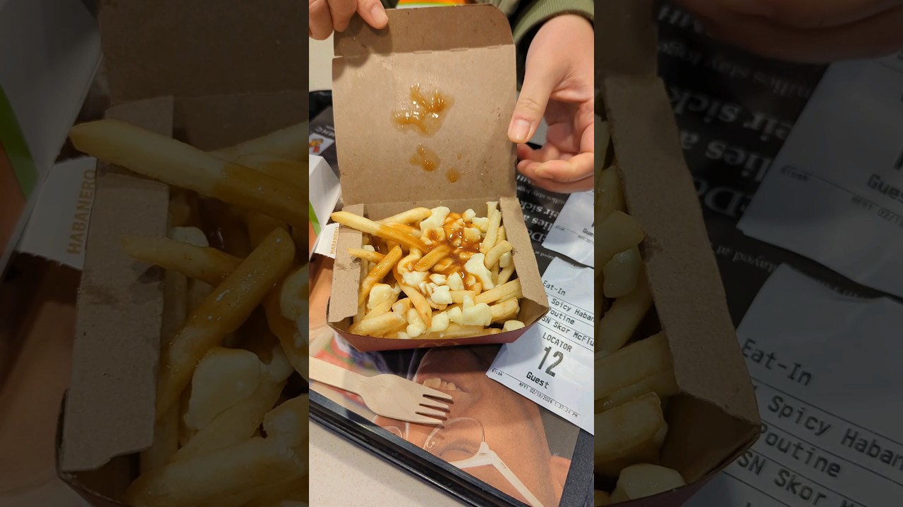 Canadian McDonald's Menu