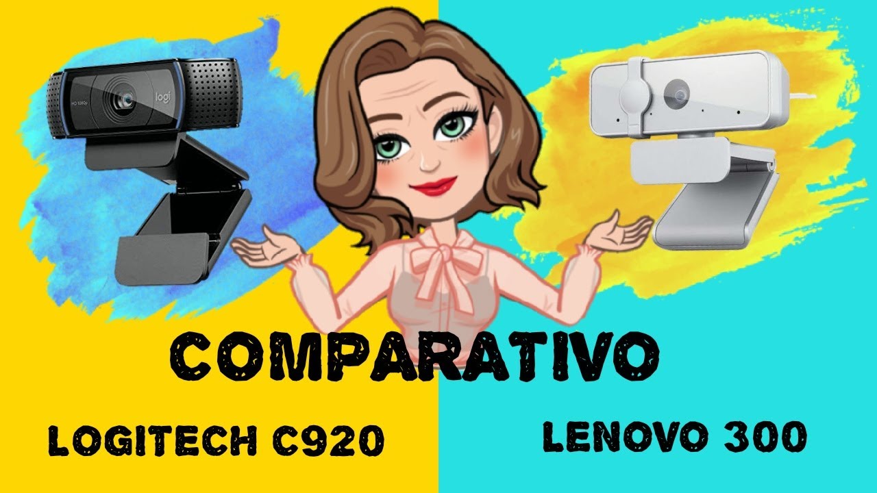 COMPARATIVO - LENOVO 300 VS LOGITECH C920 (COMPLETO)