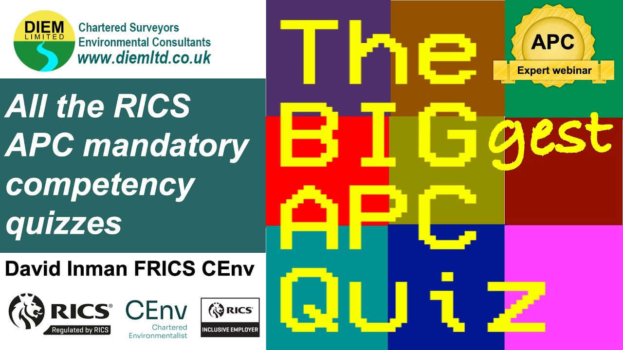All the RICS APC mandatory competency quizzes - The Biggest APC Quiz