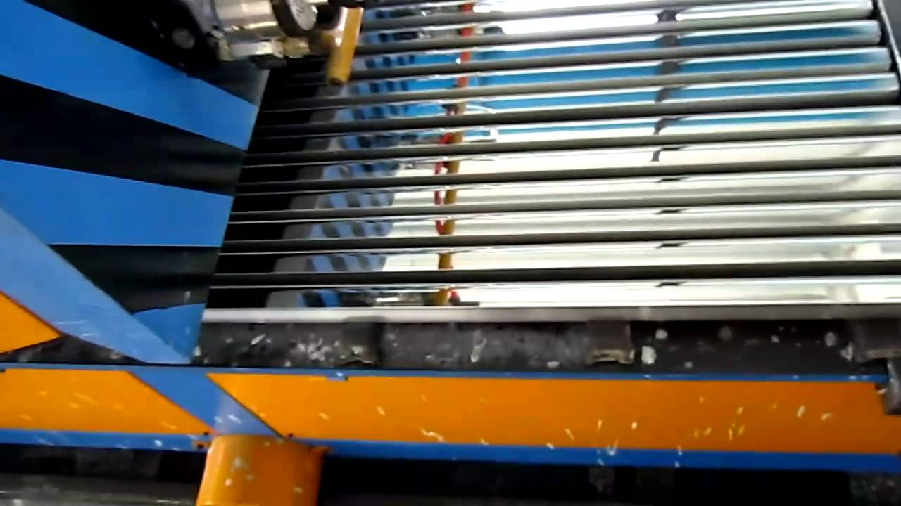 Aluminum Profile Polishing Machine-Running Operation At Dubai