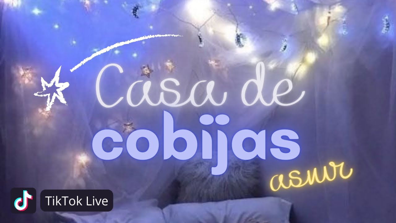 ASMR - Pijamada en casita de cobijas🌟 Spa, lectura, piojito