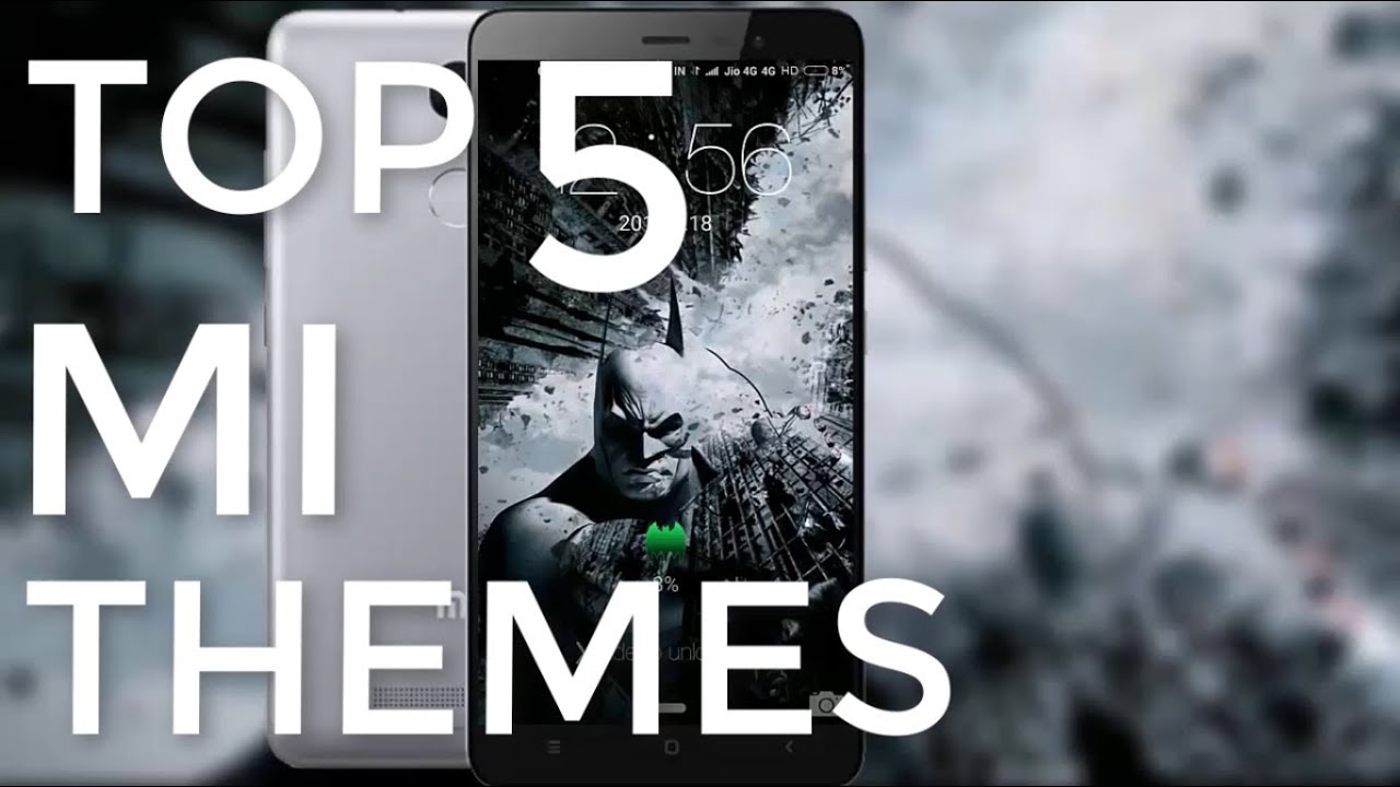 Top 5 New MIUI 8 Themes of 2018 | NEW Themes | 2018