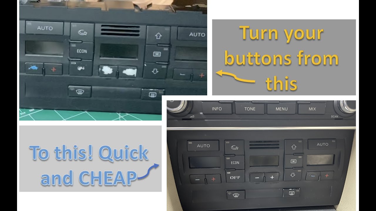 PROJECT: Olaf - How To Repair Worn Interior Buttons for CHEAP!