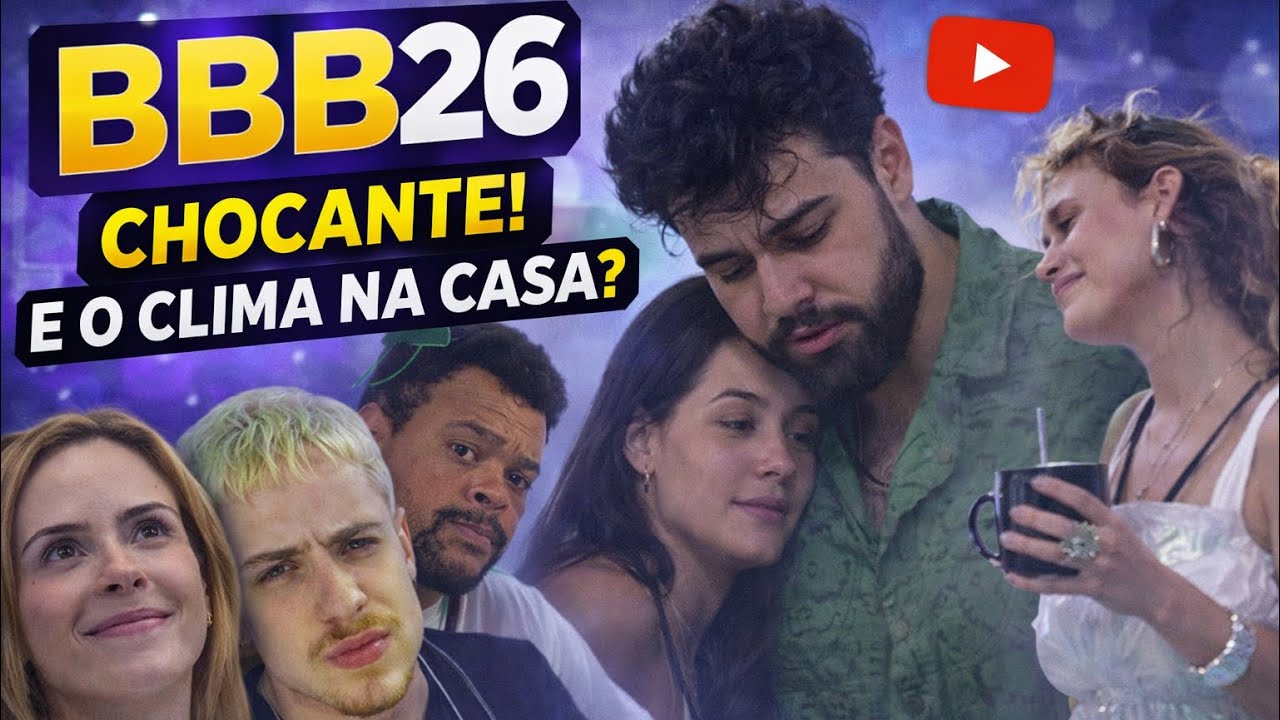BBB26: SAMIRA PASSA MÃO NA BARRIGA DE JULIANO E ELE FICA CHATEADO! 