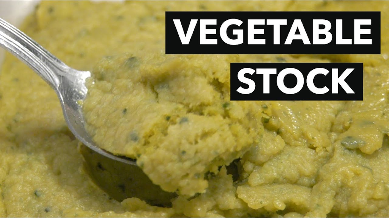 HOMEMADE VEGETABLE STOCK - Vegetable Stock Cubes Substitute [ENG]