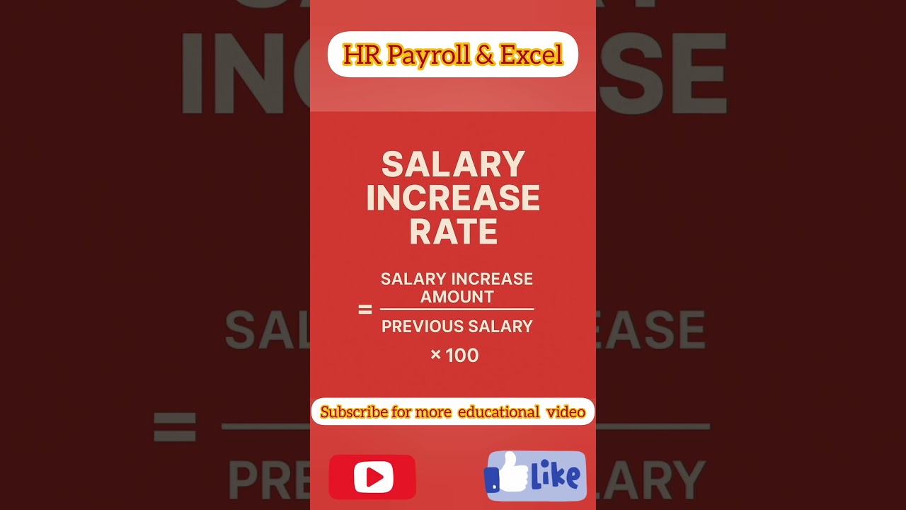 How to Calculate Salary Increase Percentage | Salary Hike