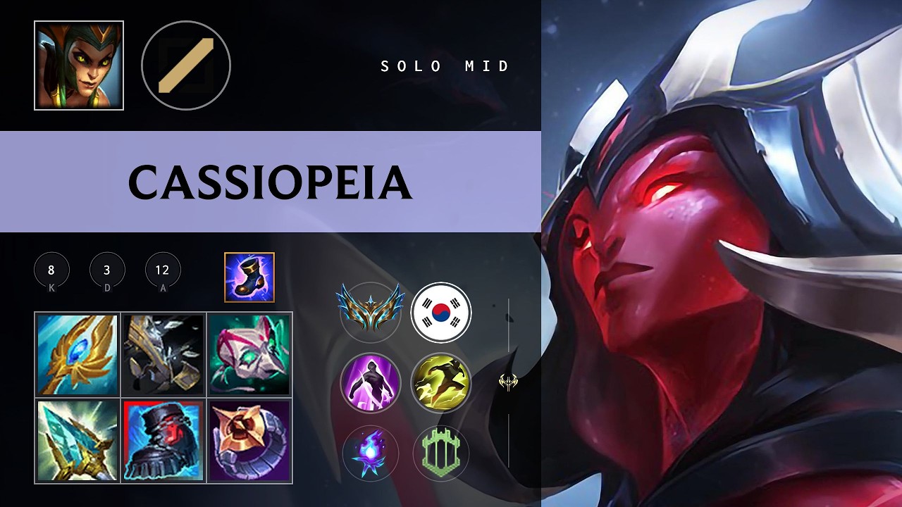 (GEN Chovy) Cassiopeia Mid vs Annie (NS SeTab) - KR Challenger Patch 26.10