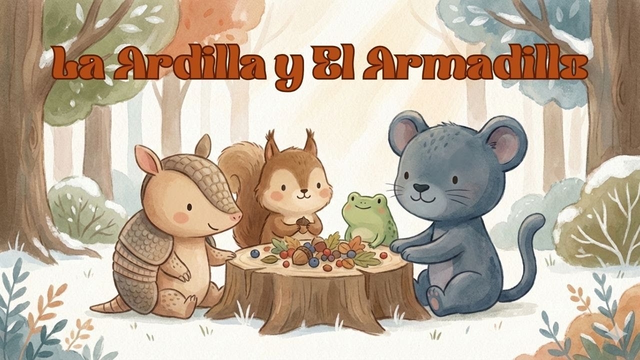 La Ardilla y El Armadillo | Compartir | Trabajo en equipo | Amistad | Cuentos infantiles
