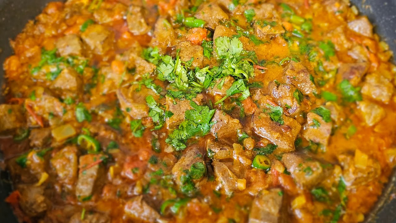 Afghanische Spezialität/ تهیه جگر تند و خوشمزه 😋 