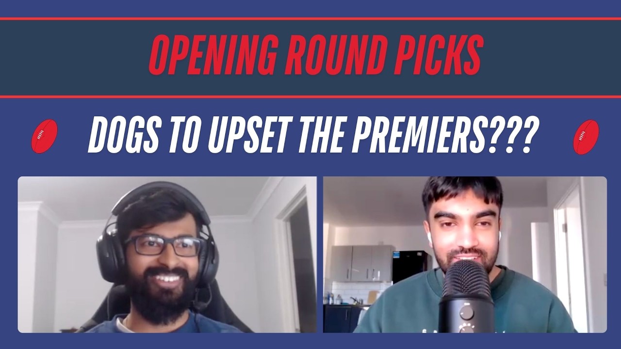 Dogs to upset the Premiers??? | Opening Round picks | Half a Point