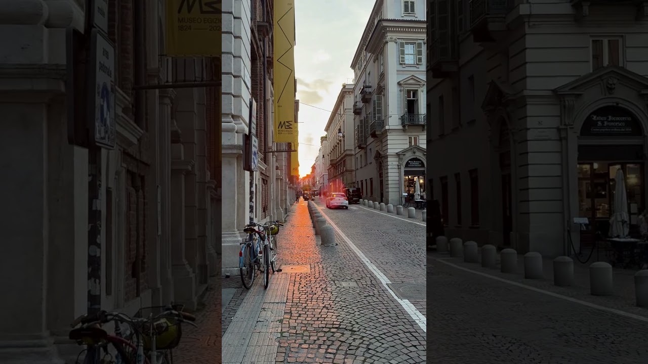 Turin Sunset ☀️ | Torino Italia 🇮🇹 #torino #italytravel #italy