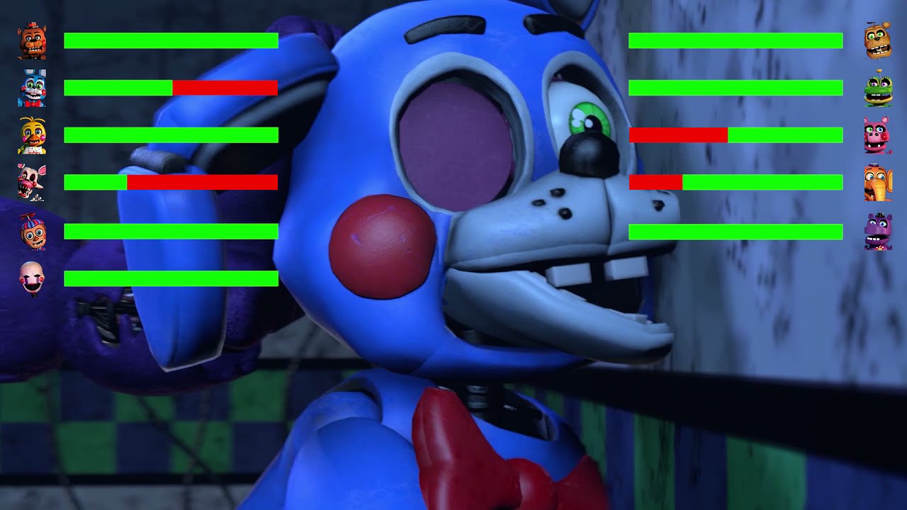 FNAF: Toys vs Withered Melodies Healthbars