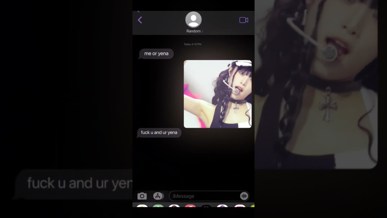 #yena :: I love yenaa / let's ignore my goofy ahh editing I tried to make it look like messanger wtv