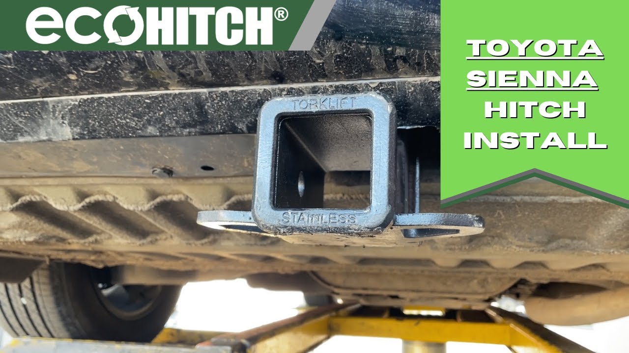 Как установить фаркоп Toyota Sienna от EcoHitch&reg; | X7422S