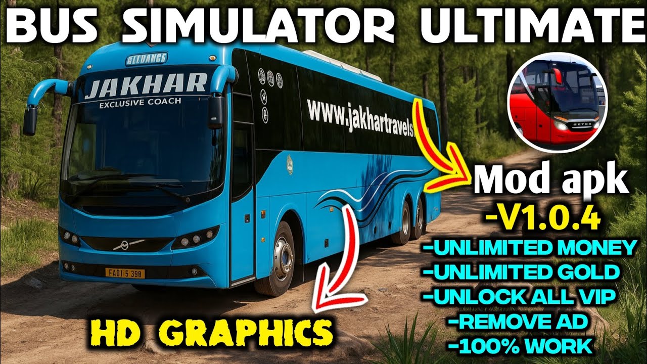 Bus Simulator Ultimate India 💰🤑 Mod APK v1.0.4 | Unlimited Money + Gold | NO PASSWORD 🔑