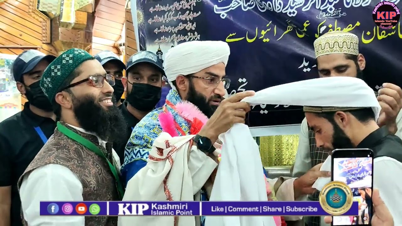 Warm Welcome At Rajpora Pulwama Moulana Ab Rashid Dawoodi Sahab ❤️ Moulana Firdous Raza Qadri Sahab 