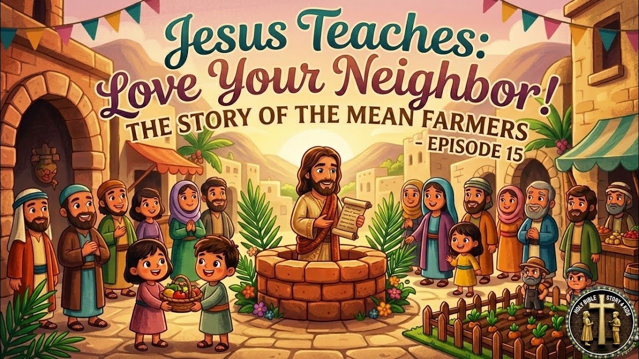 Jesus Teaches: Love Your Neighbor! + The Story of the Mean Farmers – Episode 15