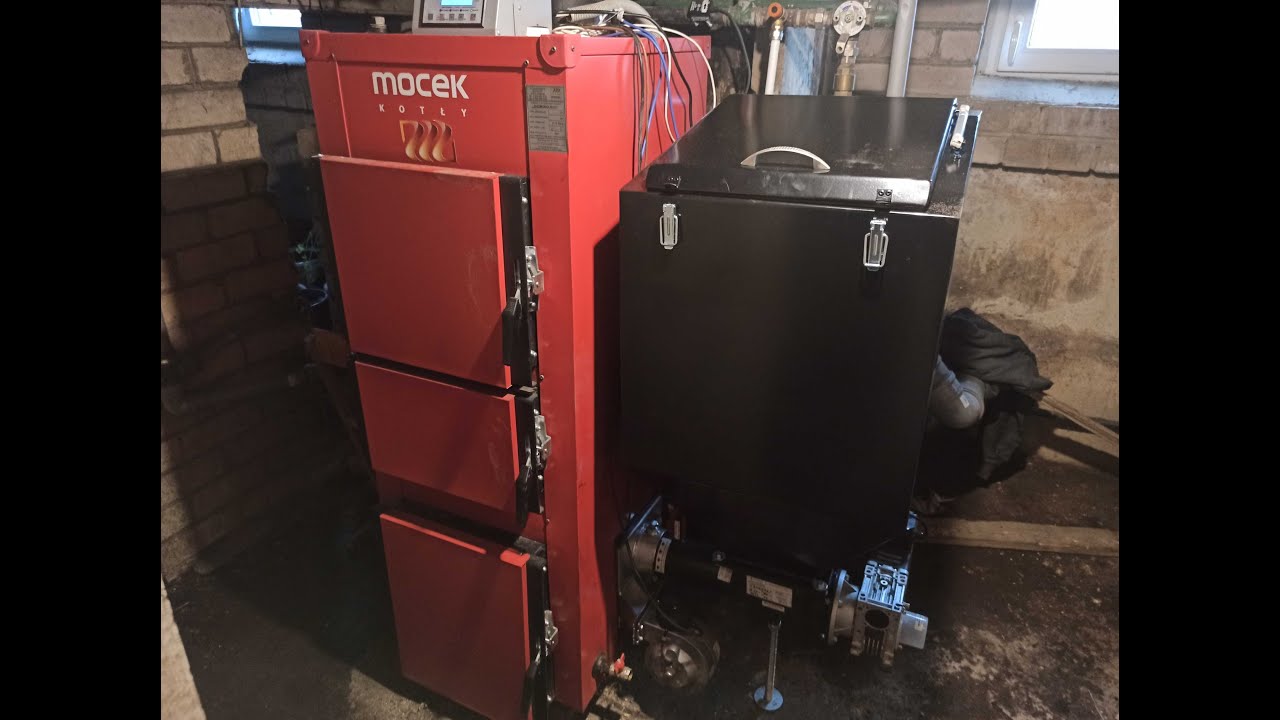 Granulinis katilas Mocek 25kW su loviniu degikliu