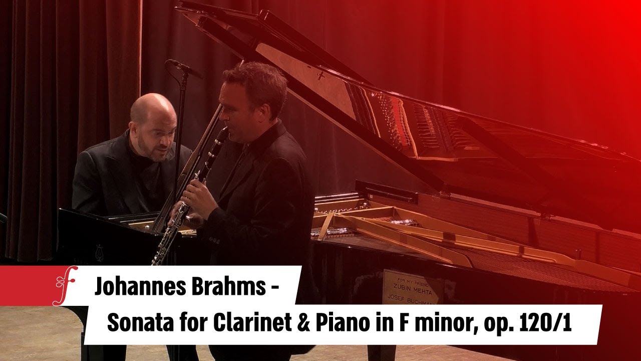 Johannes Brahms -  Sonata for Clarinet & Piano in F minor op  120/1
