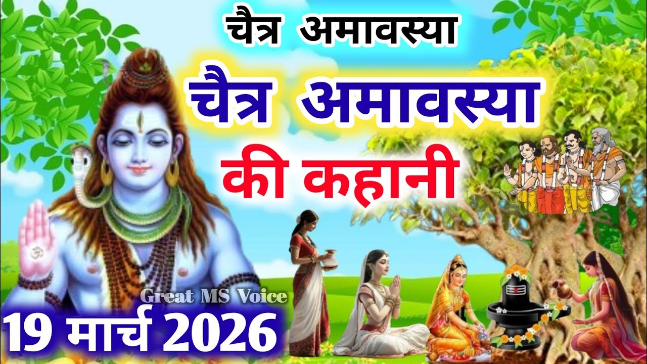 चैत्र अमावस्या कथा🪔 Chaitra Amavasya Vrat Katha/Chaitra Amavasya Ki Kahani/चैत्र अमावस्या की कहानी