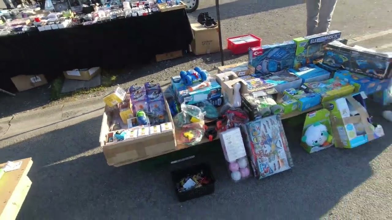 Trödelmarkt in Hamm . Deutschland