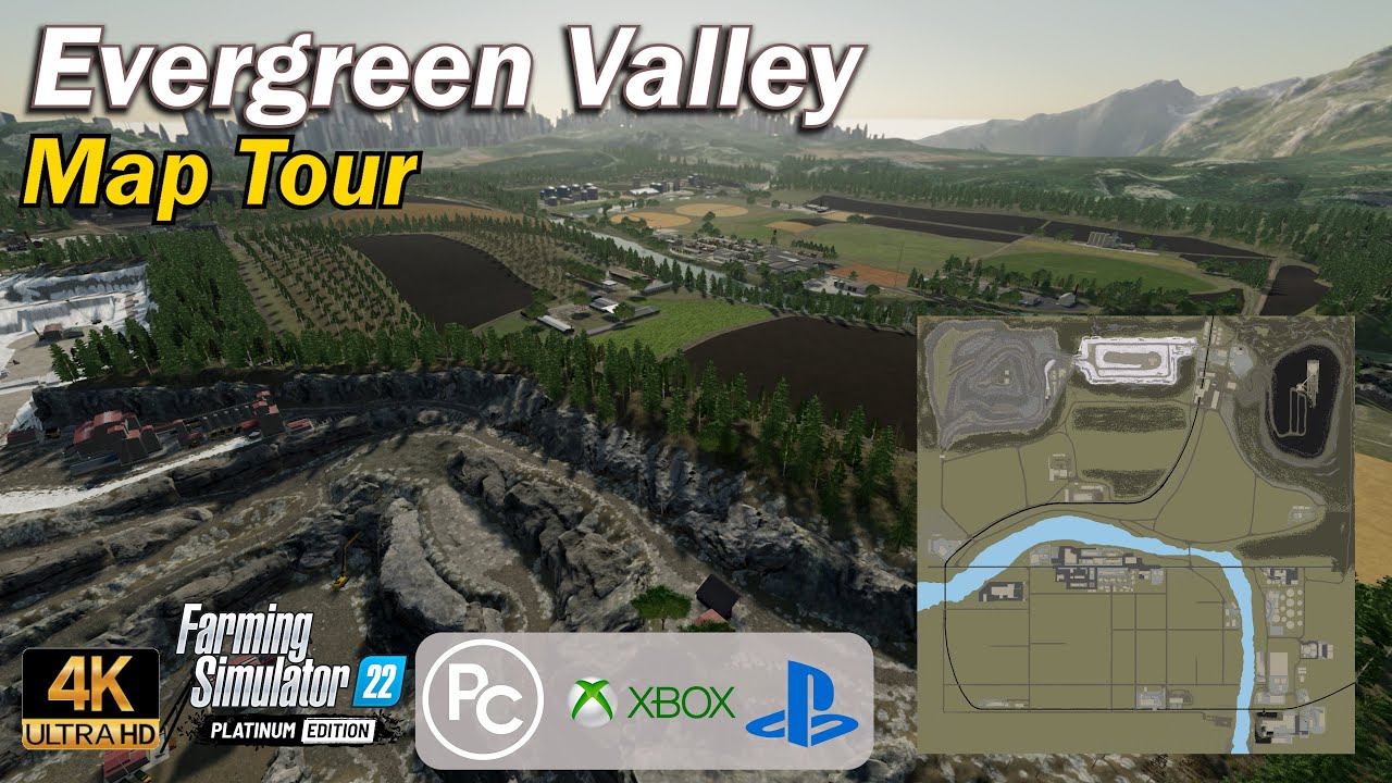 Evergreen Valley | Map Tour | Farming Simulator 22