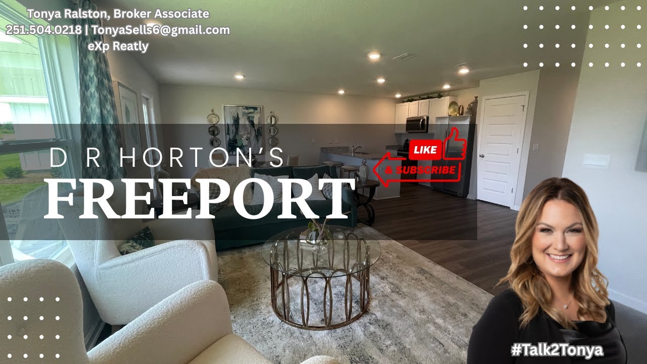 Freeport Floor Plan - D R Horton - 4/2 | 1387SF
