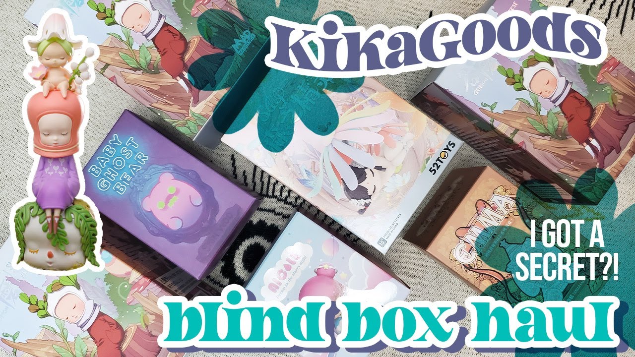 KikaGoods BLIND BOX HAUL | Gumon, Sleep, Baby Ghost Bear, & MORE