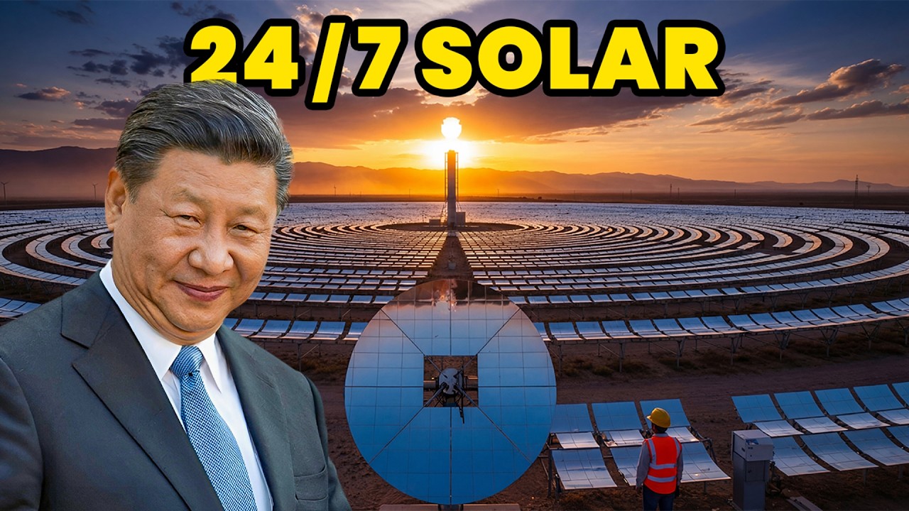 Inside China&rsquo;s Solar Tower That Works Even at Night