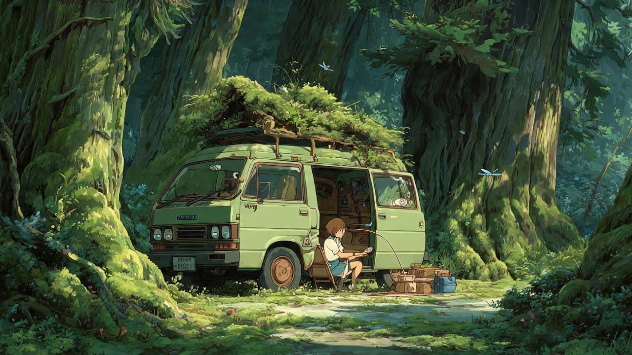 💤 Sleepy Midnight Lo-fi | Soft Calm Beats for Stress Relief