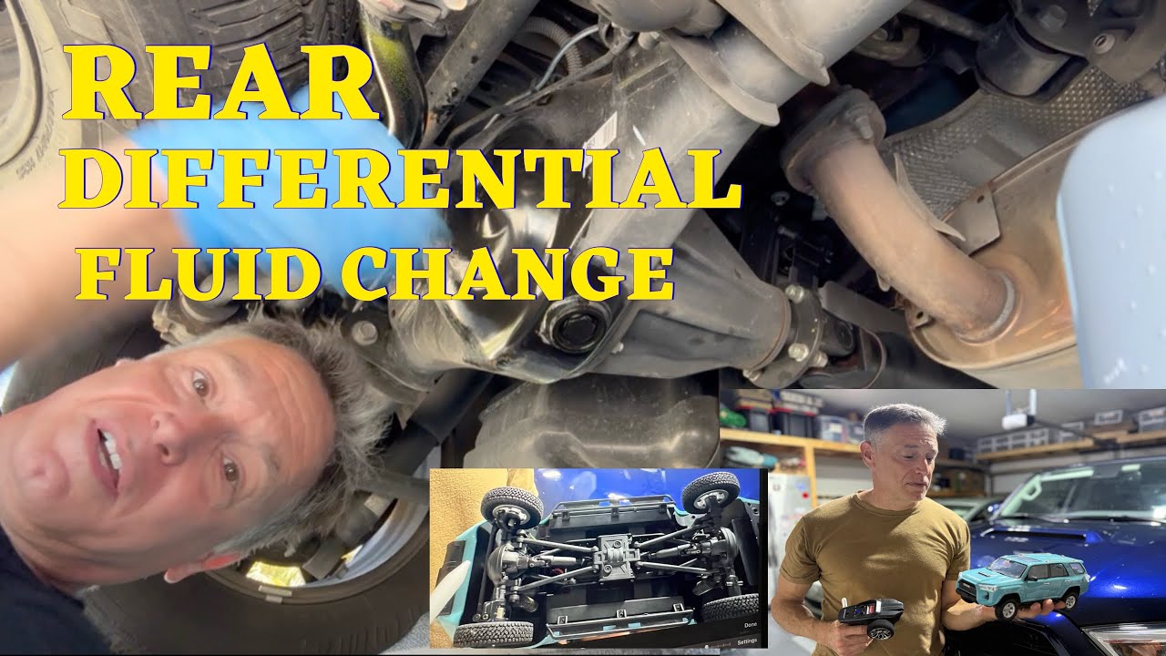 Замена жидкости в заднем дифференциале Toyota 4Runner 5-го поколения.