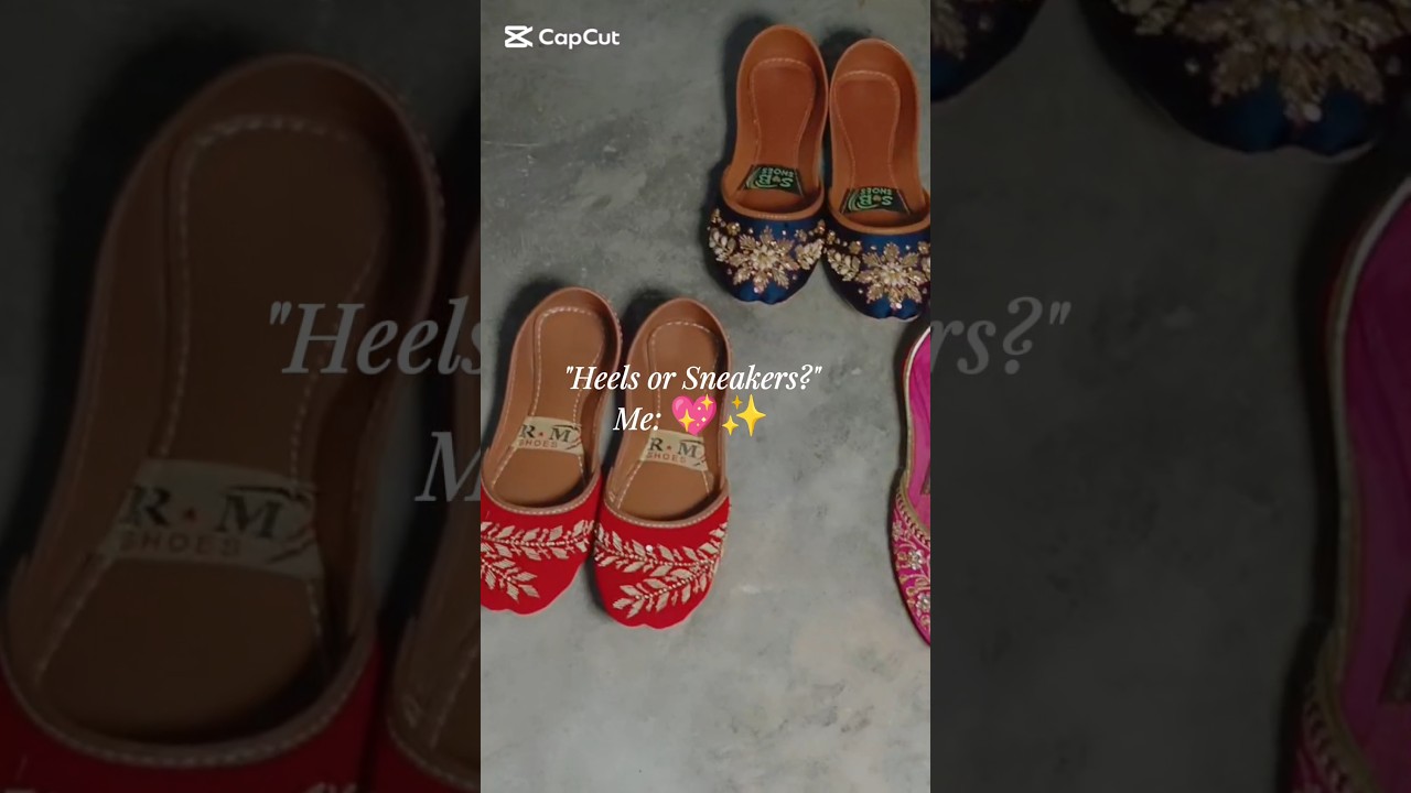 Heels or Sneakers? Me: always Khussa 💖