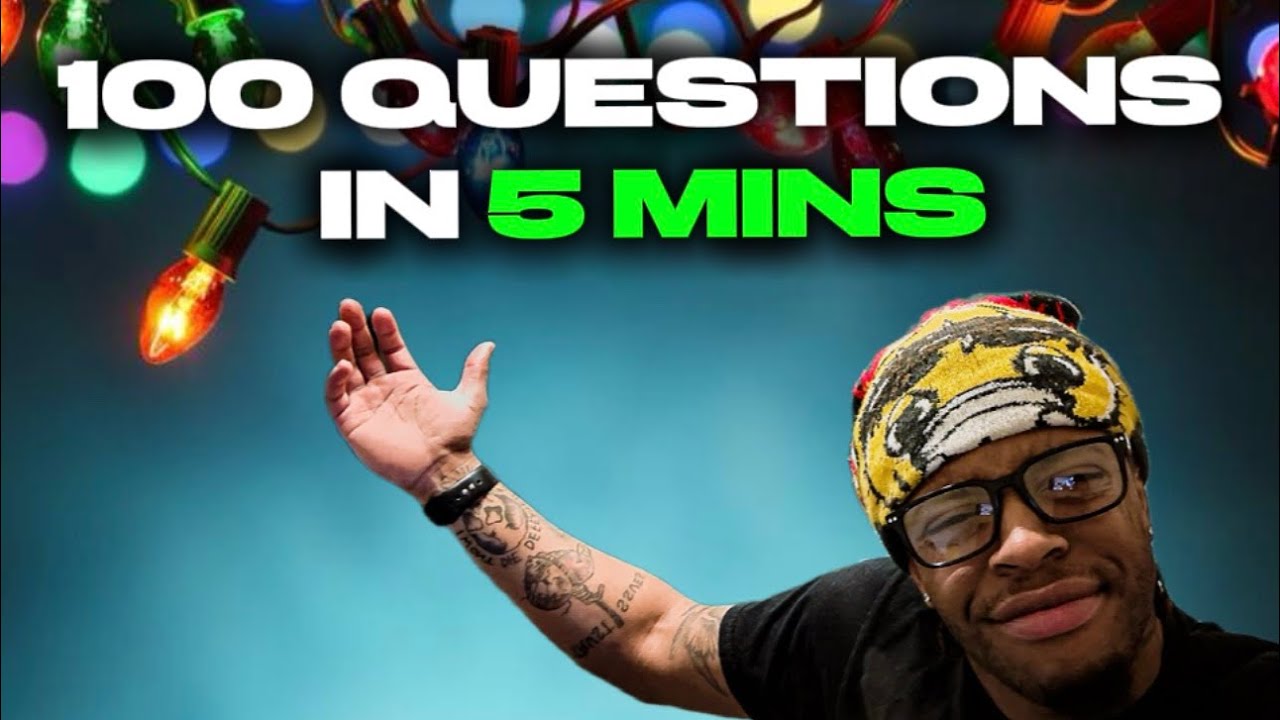 100 Questions in 5 Minutes... This Got Crazy! (100 Subs Q&A)