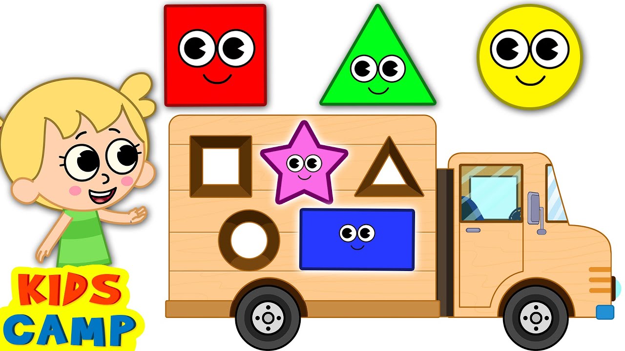 Learn Shapes With Wooden Truck 😍 | Toddler Learning Video