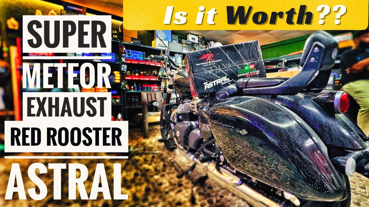ROYAL ENFIELD Super Meteor 650 Performance Exhaust | Red Rooster ASTRAL | Complete Review