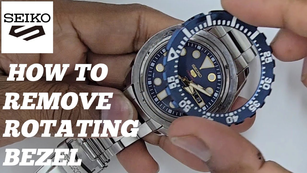 How to remove and refitting a Seiko watch's rotating bezel