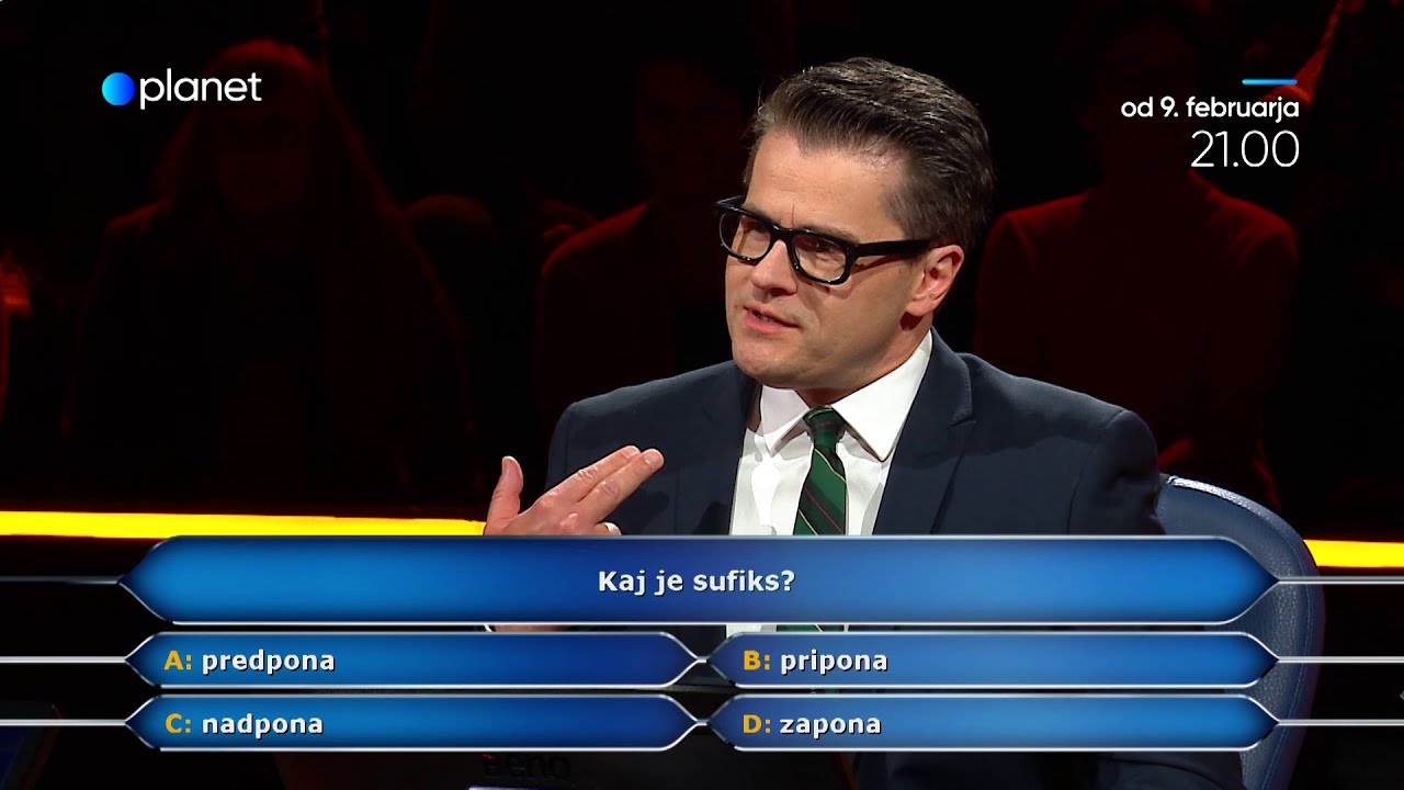 Nova sezona kviza Milijonar - od 9. februarja na Planetu.